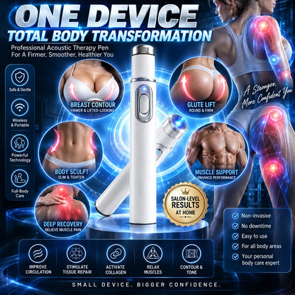 ULTRASONIC SHOCK WAVE BODY REMODELING SYSTEM™——Enhances bust and lifts buttocks. Fuel Muscle Growth.Boost Circulation. Relieve Pain.