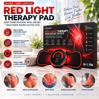 🔥Mirevane™ Red Light Therapy Device — A wearable red light therapy device designed to help relieve joint and muscle pain.