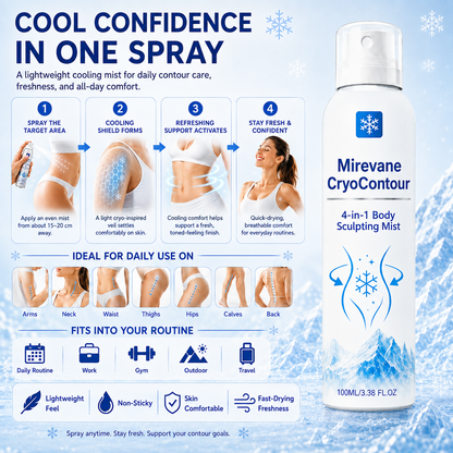 💥New Upgraded Version - Mirevane CryoContour 4-in-1 Body Sculpting Mist