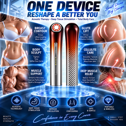 🔥ULTRASONIC SHOCK WAVE BODY REMODELING SYSTEM™——Enhances bust and lifts buttocks. Fuel Muscle Growth.Boost Circulation. Relieve Pain.