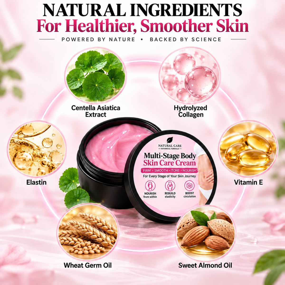 🔥Multi-Stage Body Skin Care Cream - Eliminates Spots & Stretch Marks, Firms Skin, Fades Bruises, and Boosts Metabolism & Fat Burning.