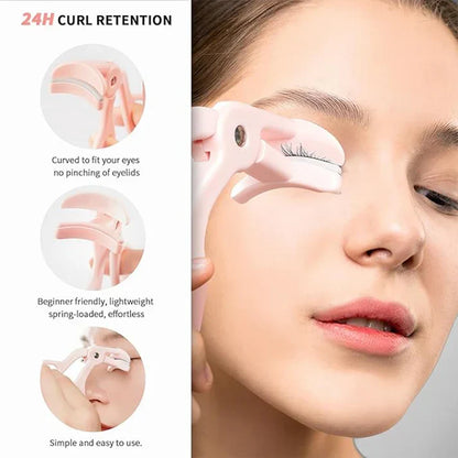Precision Eyelash Curler with Silicone Pads